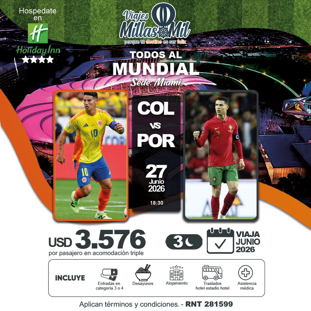 Colombia vs Portugal Mundial 2026